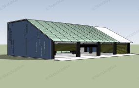 Glass Roof Warehouse Architecture