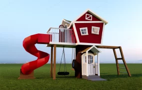 Kids Playhouse With Slide