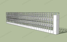 Retractable Metal Gate