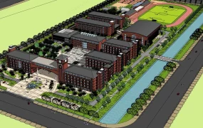 Traditional Red Brick School