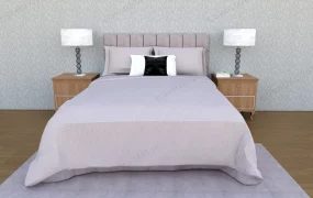 Bed And Nightstand Set