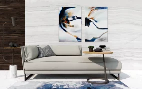 Modern Chaise Lounge And Table