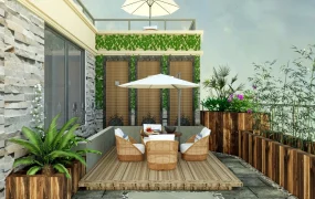 Small Terrace Garden