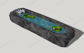 Small Stone Lotus Pond