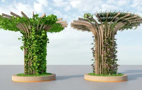 Urban Umbrella Pavilion Design