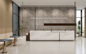 Modern Hotel Reception Desk Design
