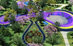 Four Leaf Clover Shaped Playground