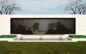 Oriental Garden Water Feature Wall