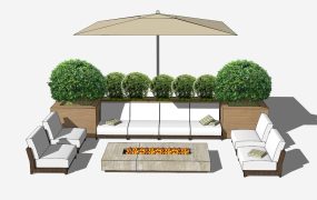 Outdoor Sectional Patio Furniture Set