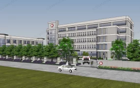 Small Hospital Exterior Design