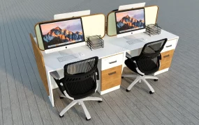 4 Person Office Workstation