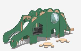 Dinosaur Slide Playground