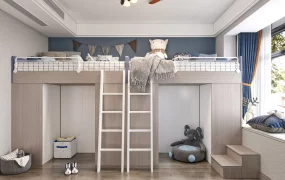 Space Saving Shared Children's Bedroom Layout