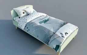 Kids Single Bed Design