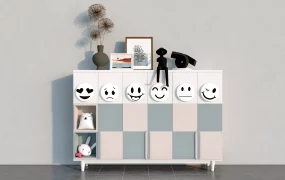 Cute Toys Storage Cabinet