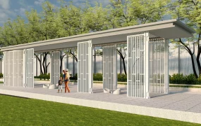 Long Pergola Design