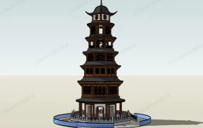 Chinese Buddhist Pagoda