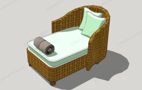 Outdoor Rattan Recliner Chair