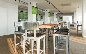 Modern Industrial Restaurant Design