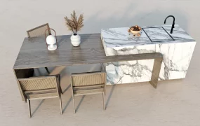 Kitchen Island With Table