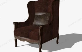 Vintage Wingback Chair