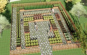 Vegetable Garden Layout Idea