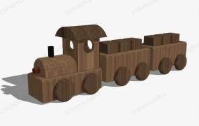 Wood Toy Train