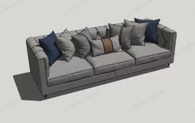3 Seater Fabric Sofa