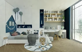 White Toddler Room Idea