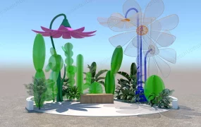 Mall Art Installation Flower