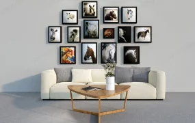 Simple Sofa And Table Set