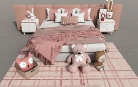 Modern Teen Girl Bedroom Set