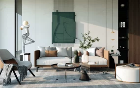 Chic Living Room Decorating Idea