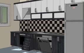 Black and White Kitchen Designs