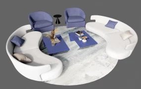 Office Reception Sofa Set