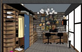 Industrial Home Office Design Ideas