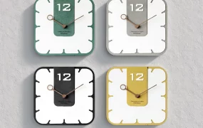 Nordic Square Wall Clocks
