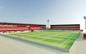 Soccer Field With Stands