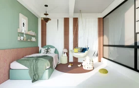 Cozy & Simple Toddler Bedroom