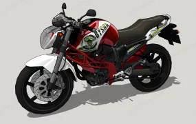 Red And Black Sport Motorcycle