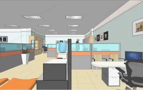 Office Space Cubicle Layout