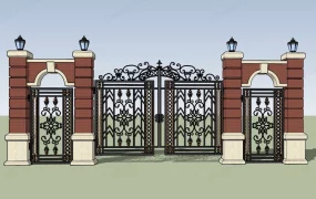 Vintage Wrought Iron Gates