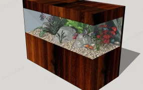 Wooden Fish Tank Stand