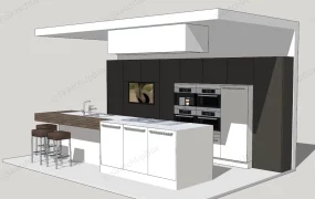 Modern Kitchen With Island