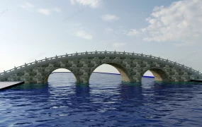 Ancient Stone Arch Bridge