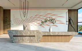 Luxury Hotel Reception Desk