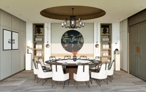 Luxury Chinese Style Dining Room