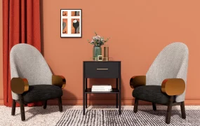 Accent Chairs And Table Set For Living Room