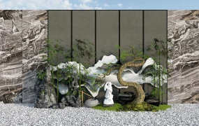 Landscaping Feature Wall