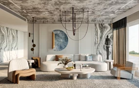 Postmodern Living Room